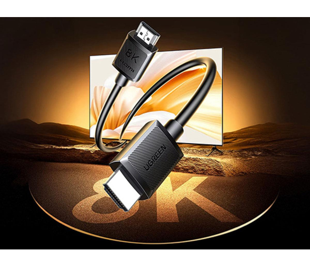 UGREEN Kabel HDMI 8K 60Hz 1m 48Gbps HD175 czarny - 1488966 - zdjęcie 2
